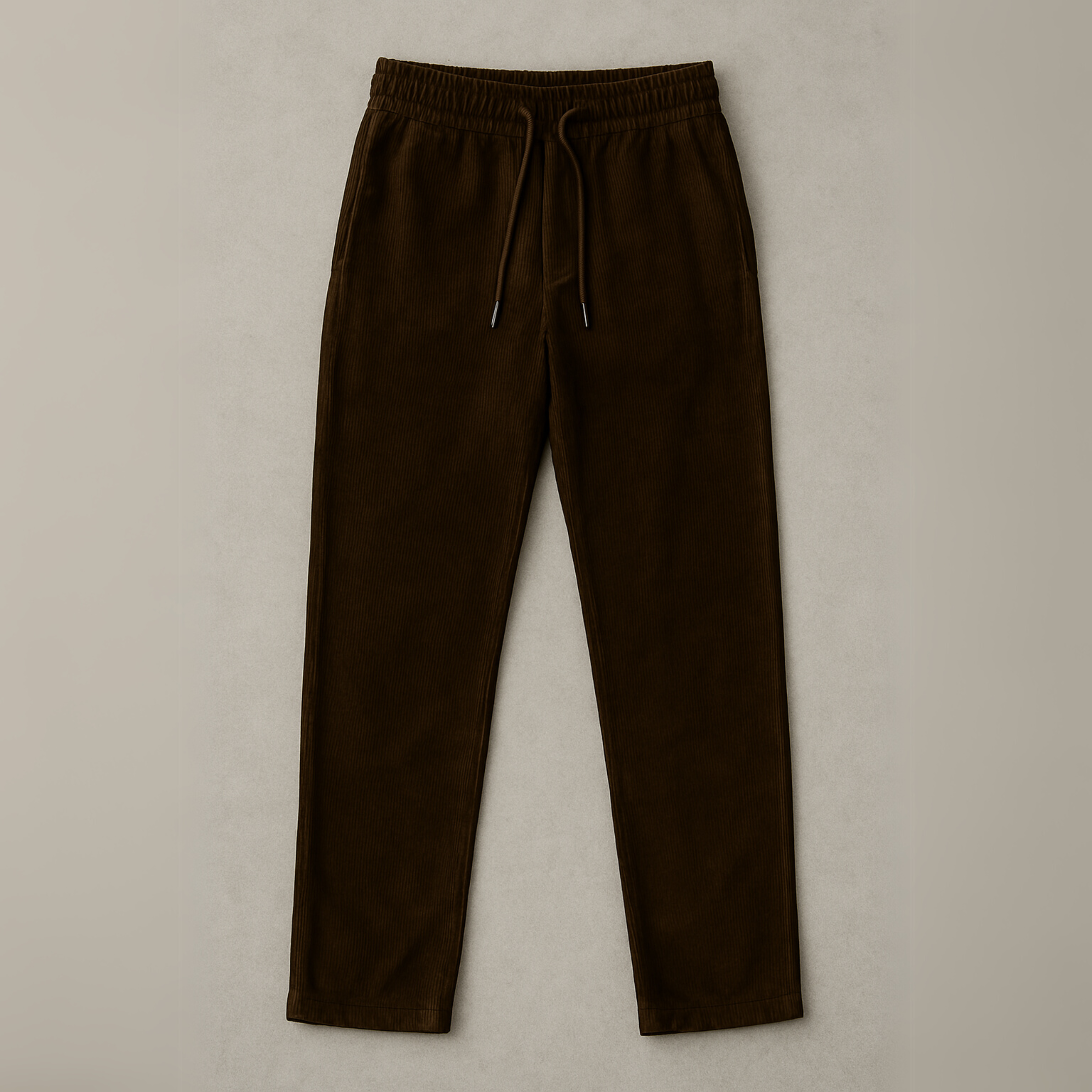 Relaxed Corduroy Trousers Deep Brown