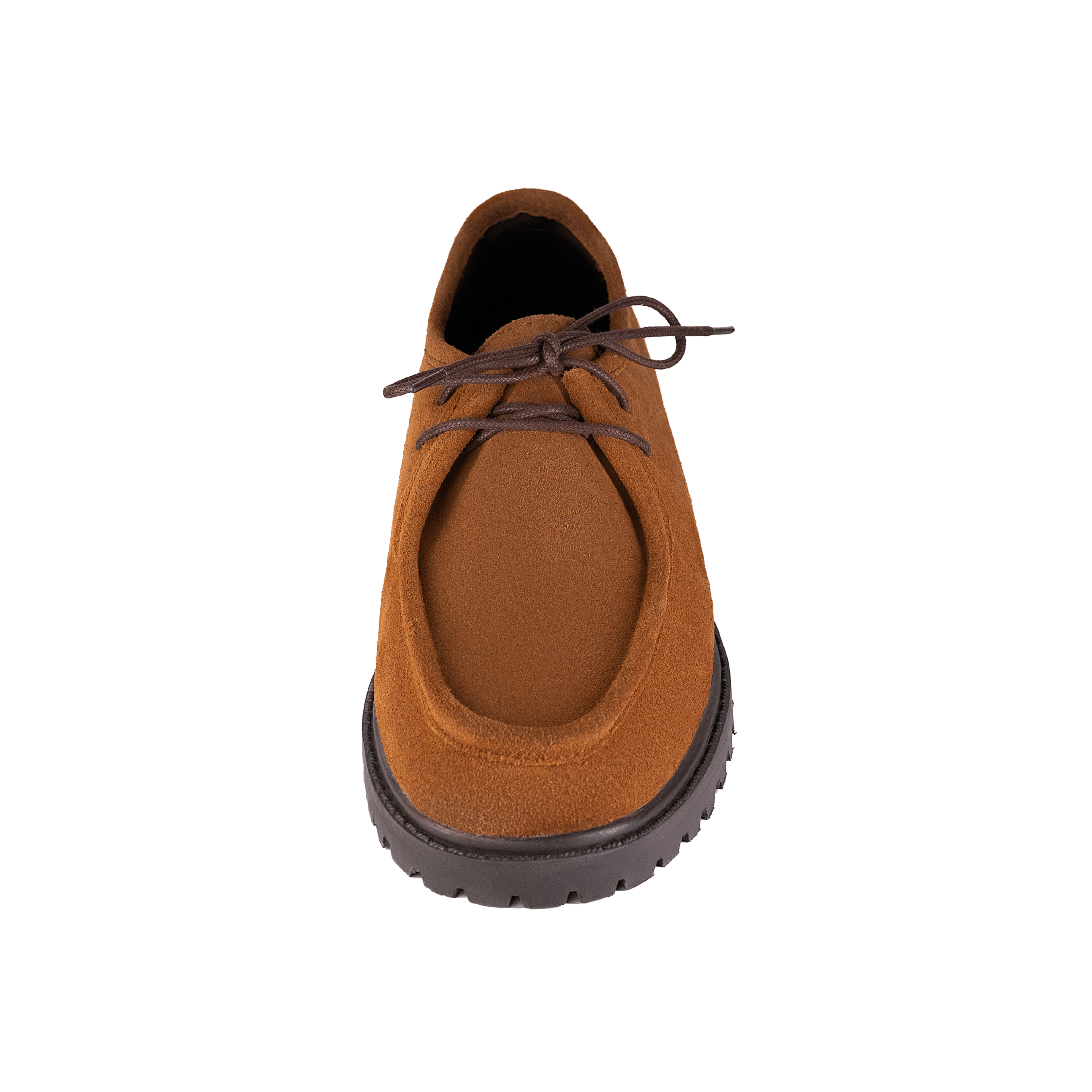 Arden Low Tan – Moc Toe Shoe Suede - Huso Men's Shoes, Loafers, Boots & Clothing