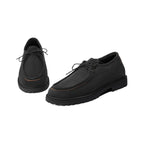 Arden Low Grey – Moc Toe Corduroy - Huso Men's Shoes, Loafers, Boots & Clothing