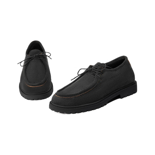 Arden Low Grey – Moc Toe Corduroy - Huso Men's Shoes, Loafers, Boots & Clothing