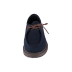 Arden Low Blue – Moc Toe Corduroy - Huso Men's Shoes, Loafers, Boots & Clothing