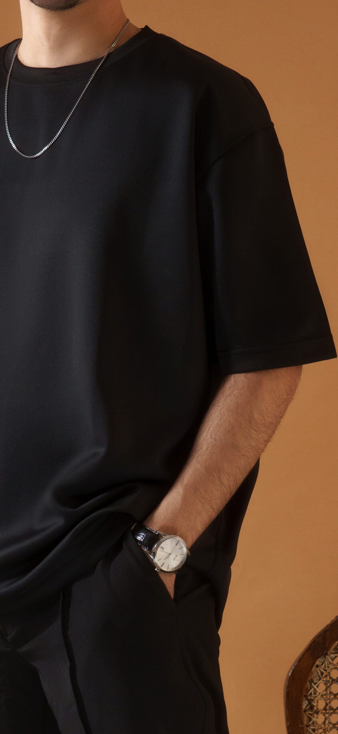 Black Oversized Tee