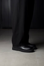 Moc Toe Obsidian Black - Huso Men's Shoes, Loafers, Boots & Clothing