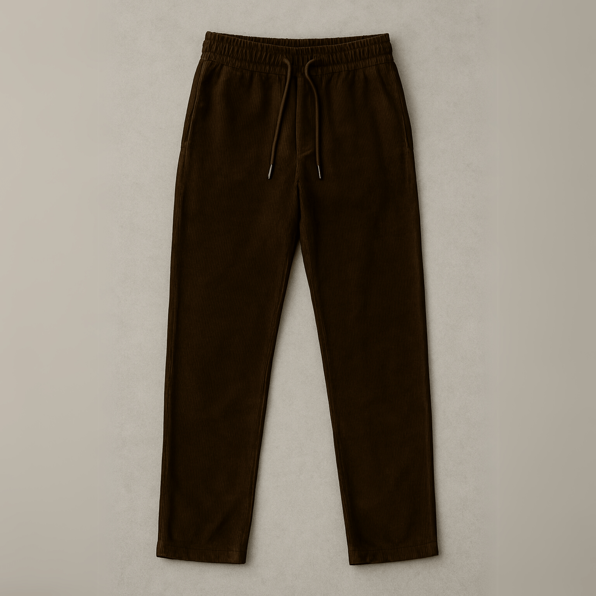 Relaxed Corduroy Trousers Deep Brown - My Store