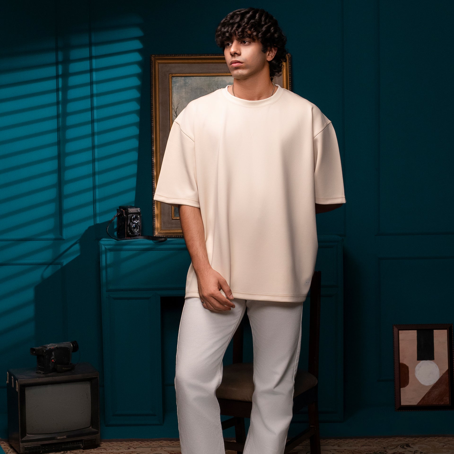 Ecru Oversized Tee - My Store