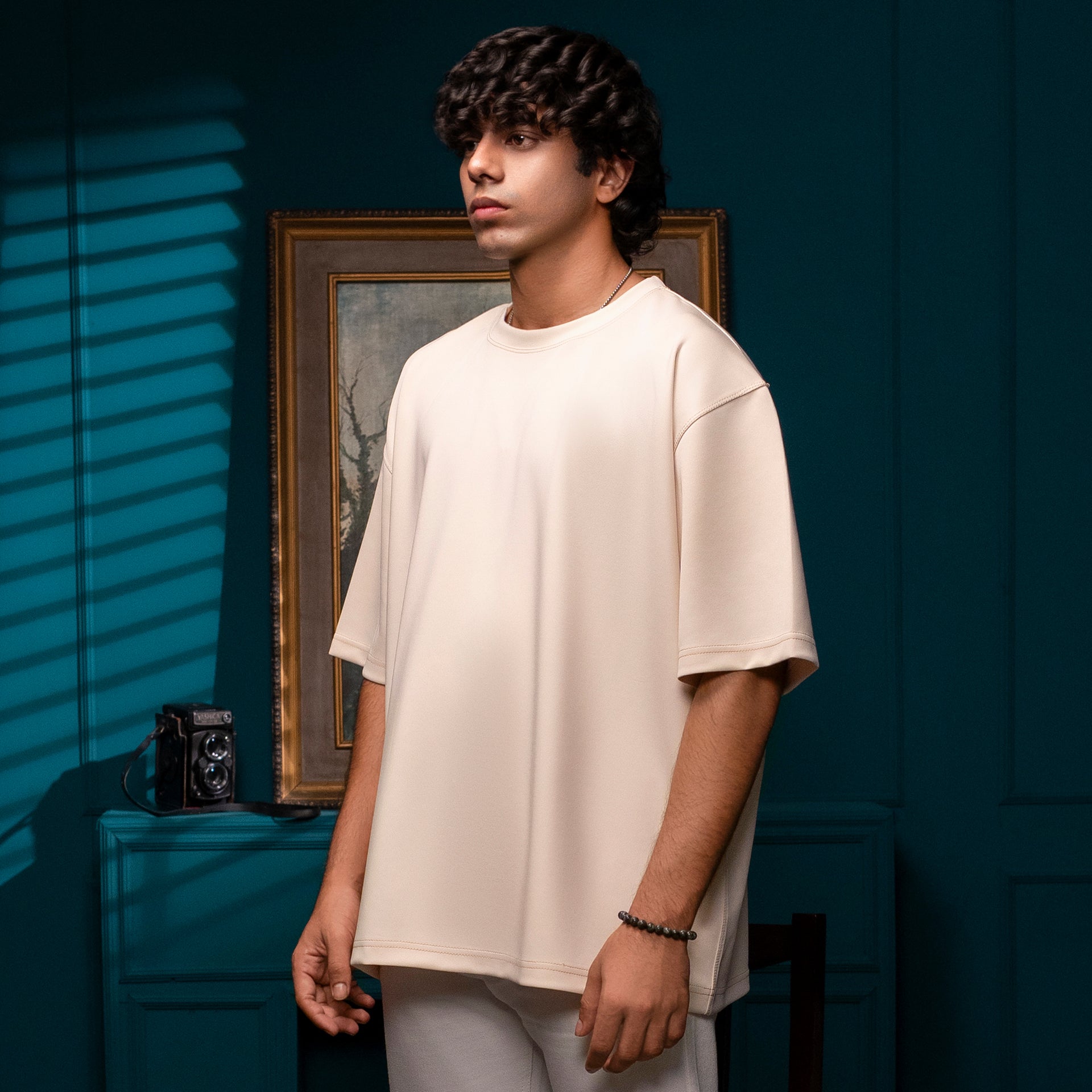 Ecru Oversized Tee - My Store