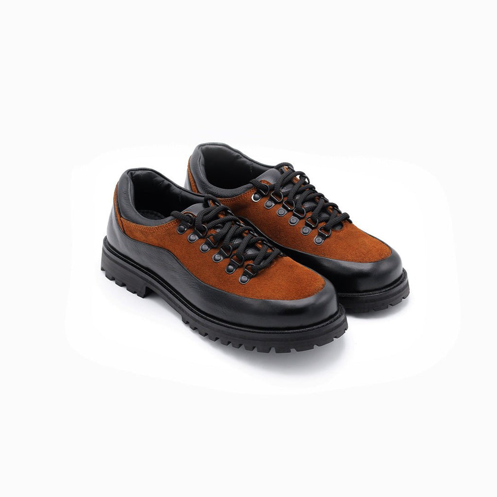 Traverse Low – Black/Tan Suede - Huso Men's Shoes, Loafers, Boots & Clothing