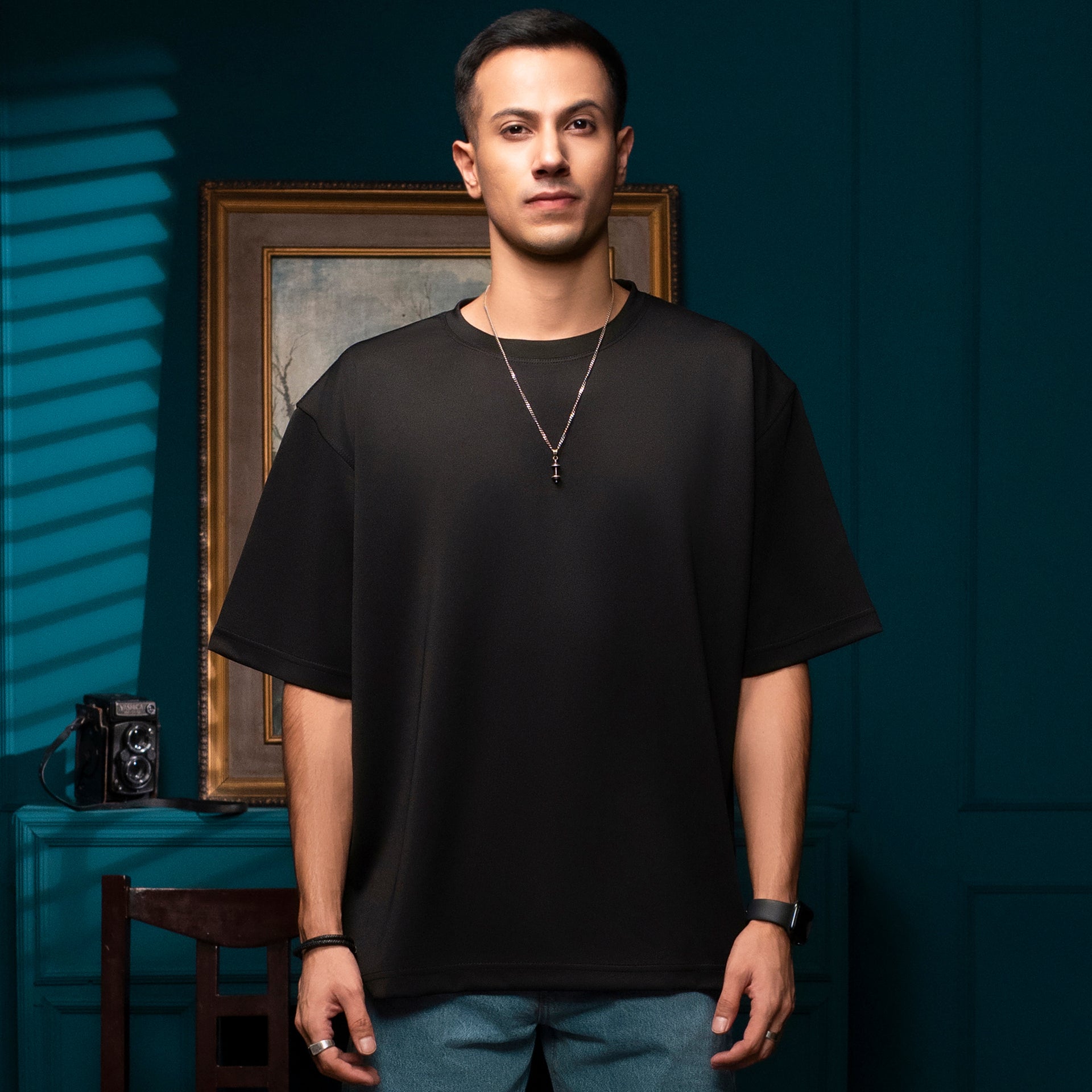 Black Oversized Tee - My Store