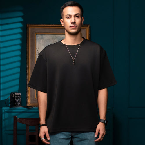 Black Oversized Tee - My Store
