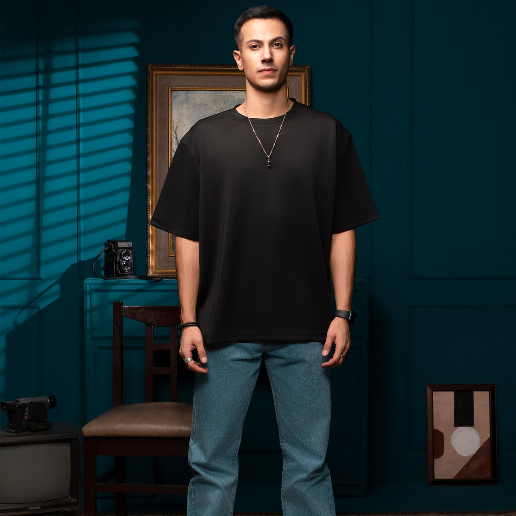 Black Oversized Tee - My Store