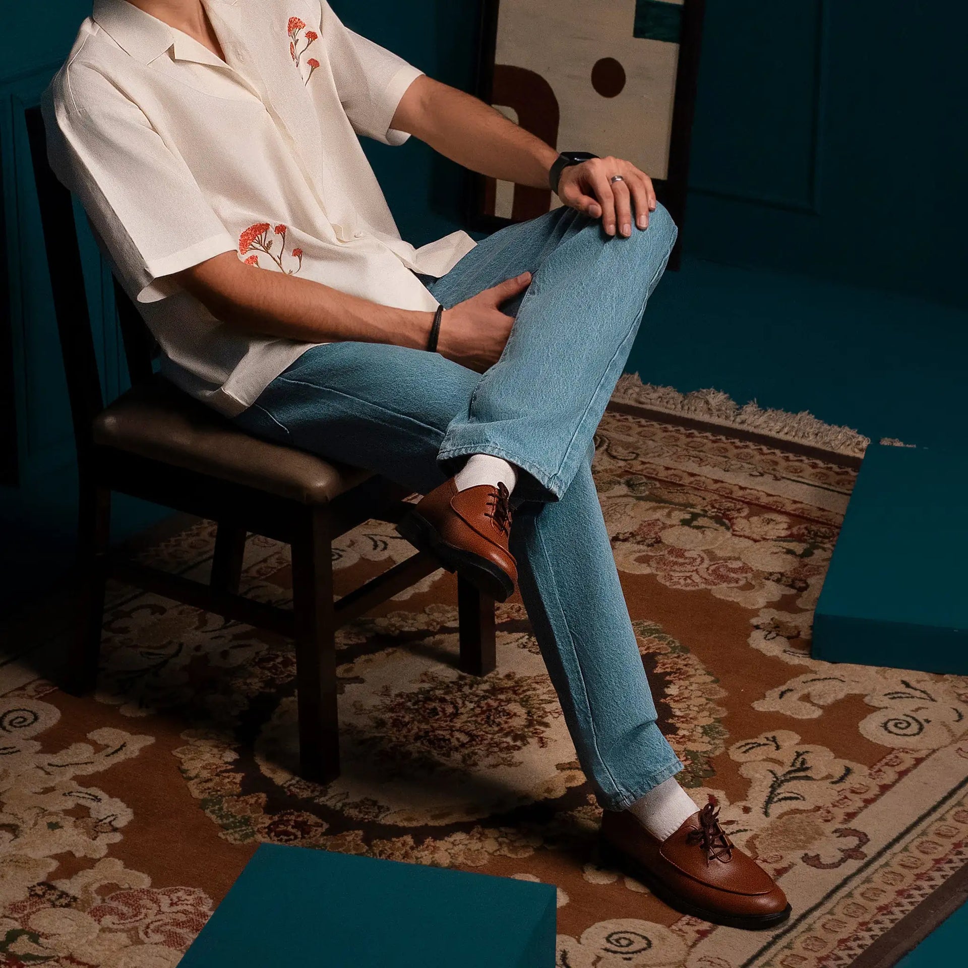 Huso Alder Lace - Brown - Huso Men's Shoes, Loafers, Boots & Clothing