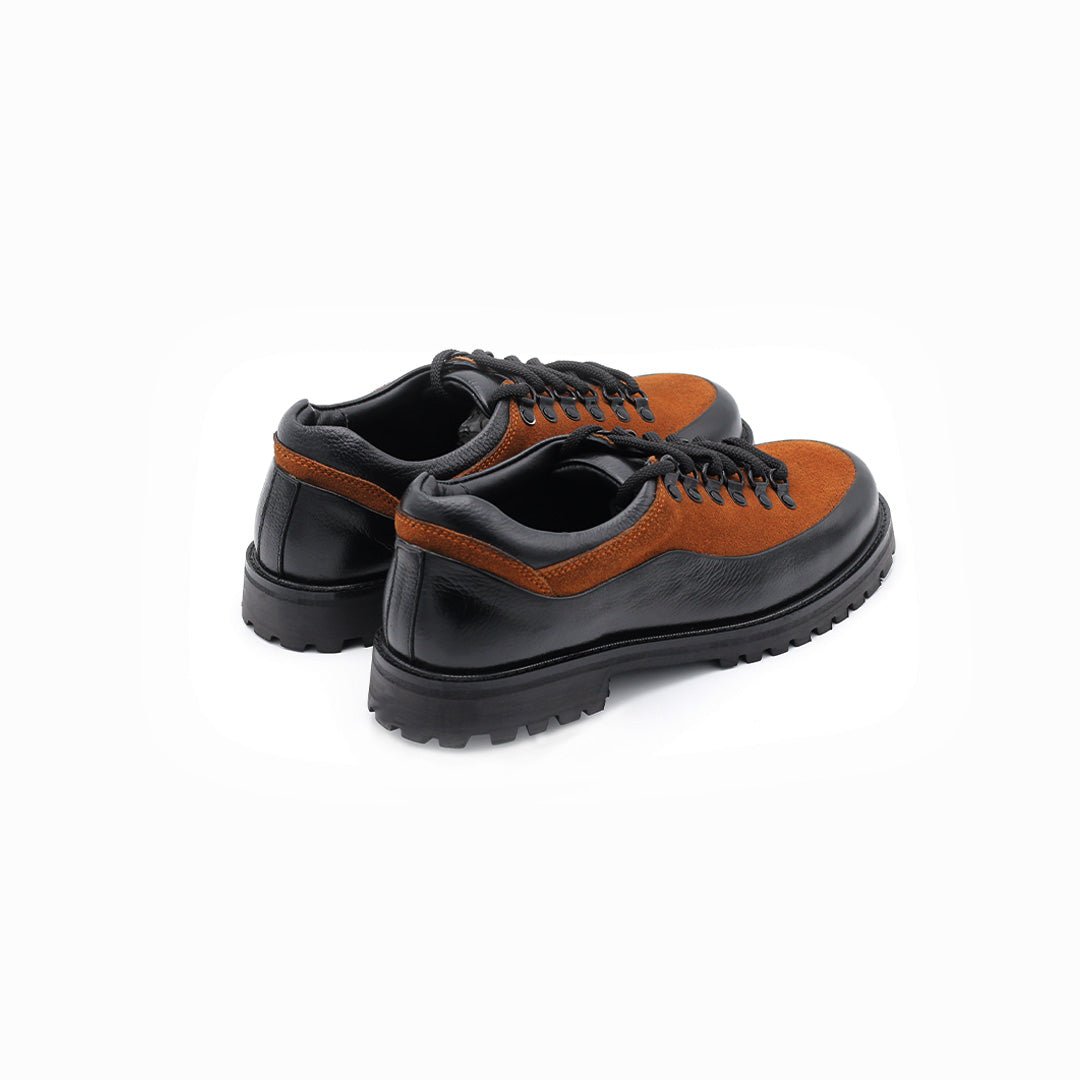 Traverse Low – Black/Tan Suede - Huso Men's Shoes, Loafers, Boots & Clothing