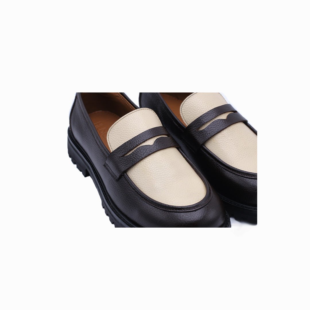 Huso Forge Burgundy/Beige - Huso Men's Shoes, Loafers, Boots & Clothing