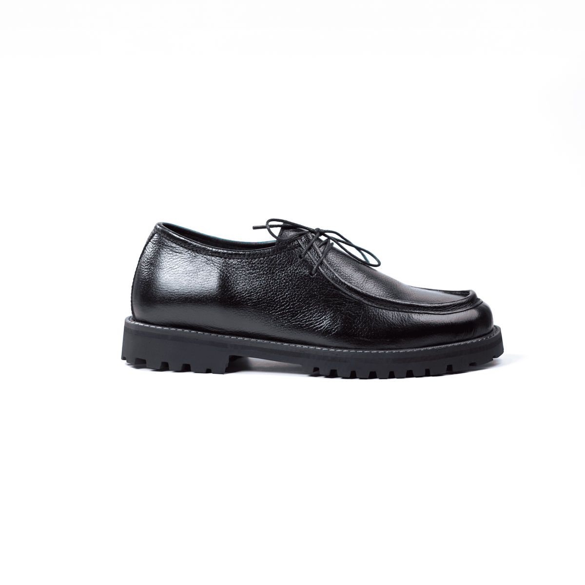 Moc Toe Obsidian Black - Huso Men's Shoes, Loafers, Boots & Clothing