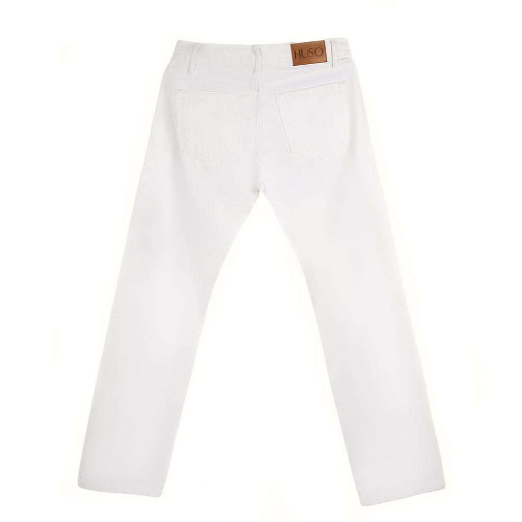 Classic Straight Jeans – White